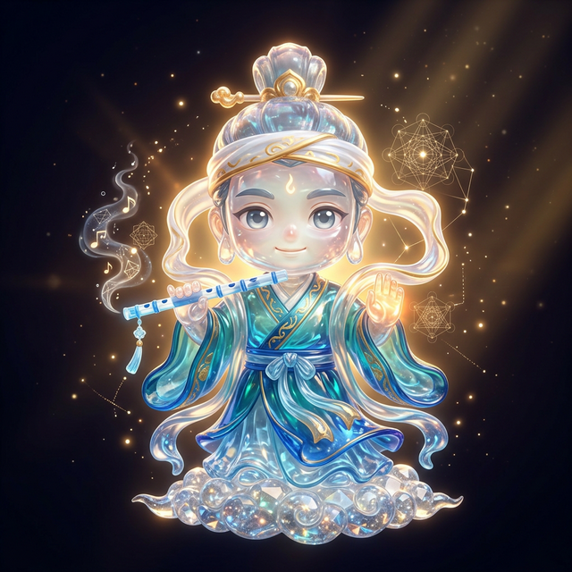 韓湘子 - deity portrait