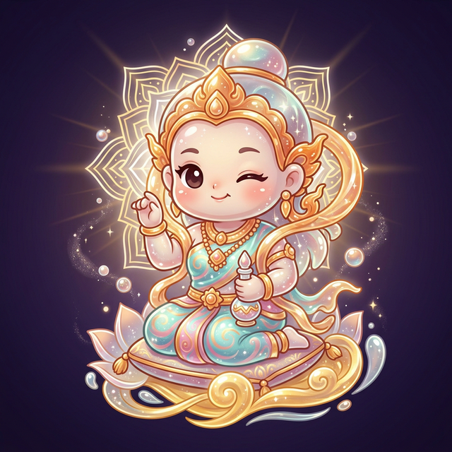 招財女神 - deity portrait