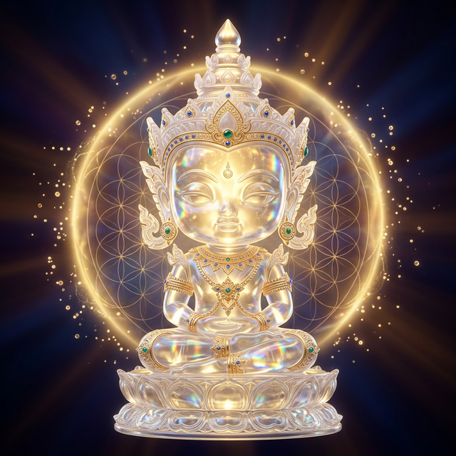 玉佛 - deity portrait