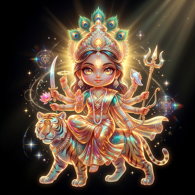 杜爾迦 - deity portrait