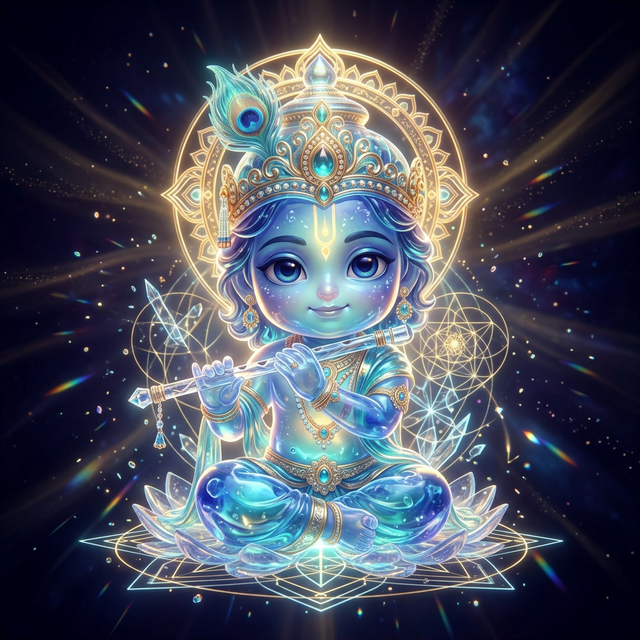 克里希納 - deity portrait